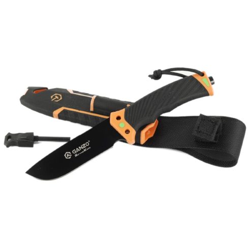 Ganzo G8012V2 - Survival Knife (Orange)