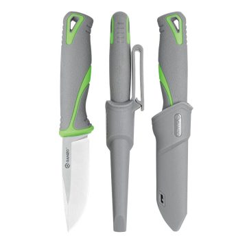 Ganzo G807 - with gray and green color, fixed handle